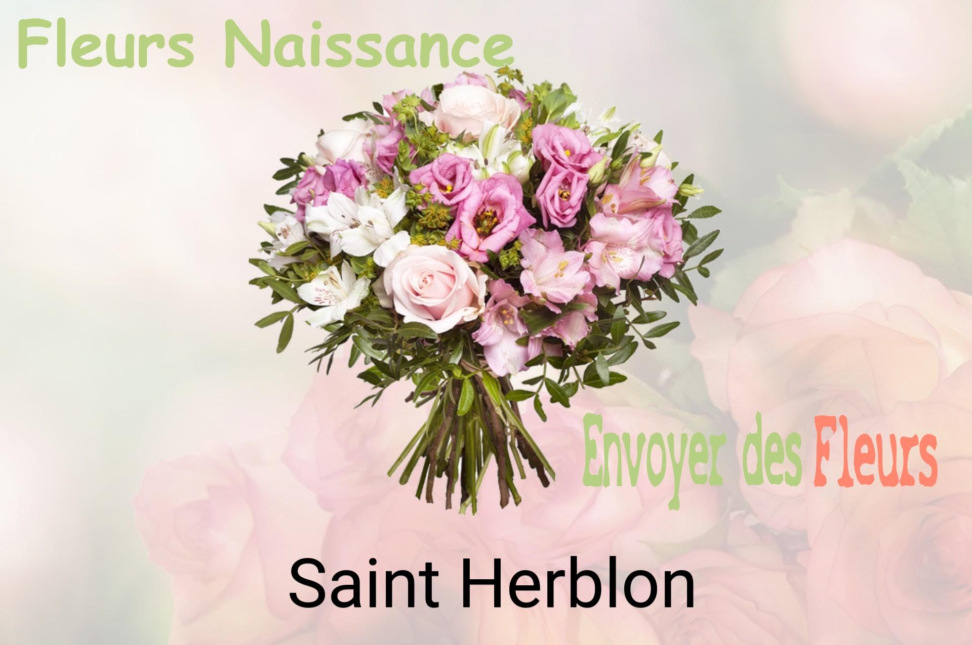 Bouquet de fleurs de naissance livré à Saint-Herblon